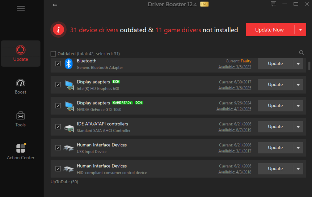 Driver Booster Pro - Driver Scan ScreenShot