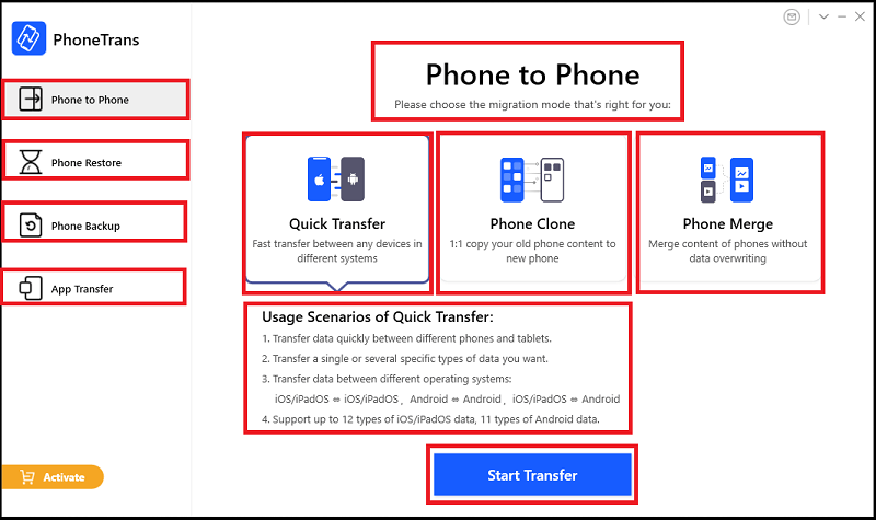 iMobie PhoneTrans ScreenShot